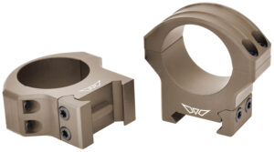 Warne HyperLite 30mm Scope Rings for Tikka - Dark Earth