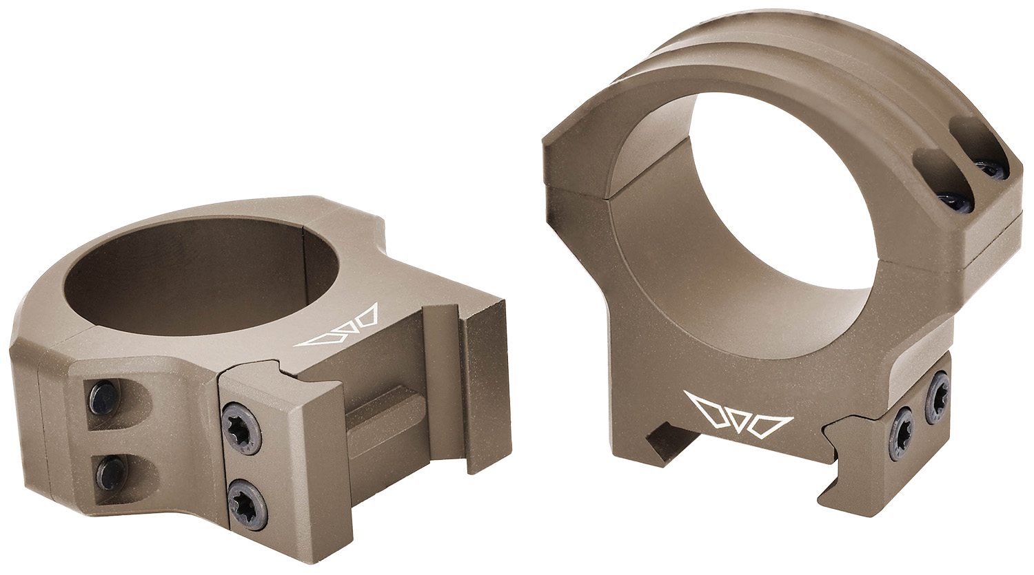 Warne HyperLite 30mm Scope Rings for Tikka - Dark Earth