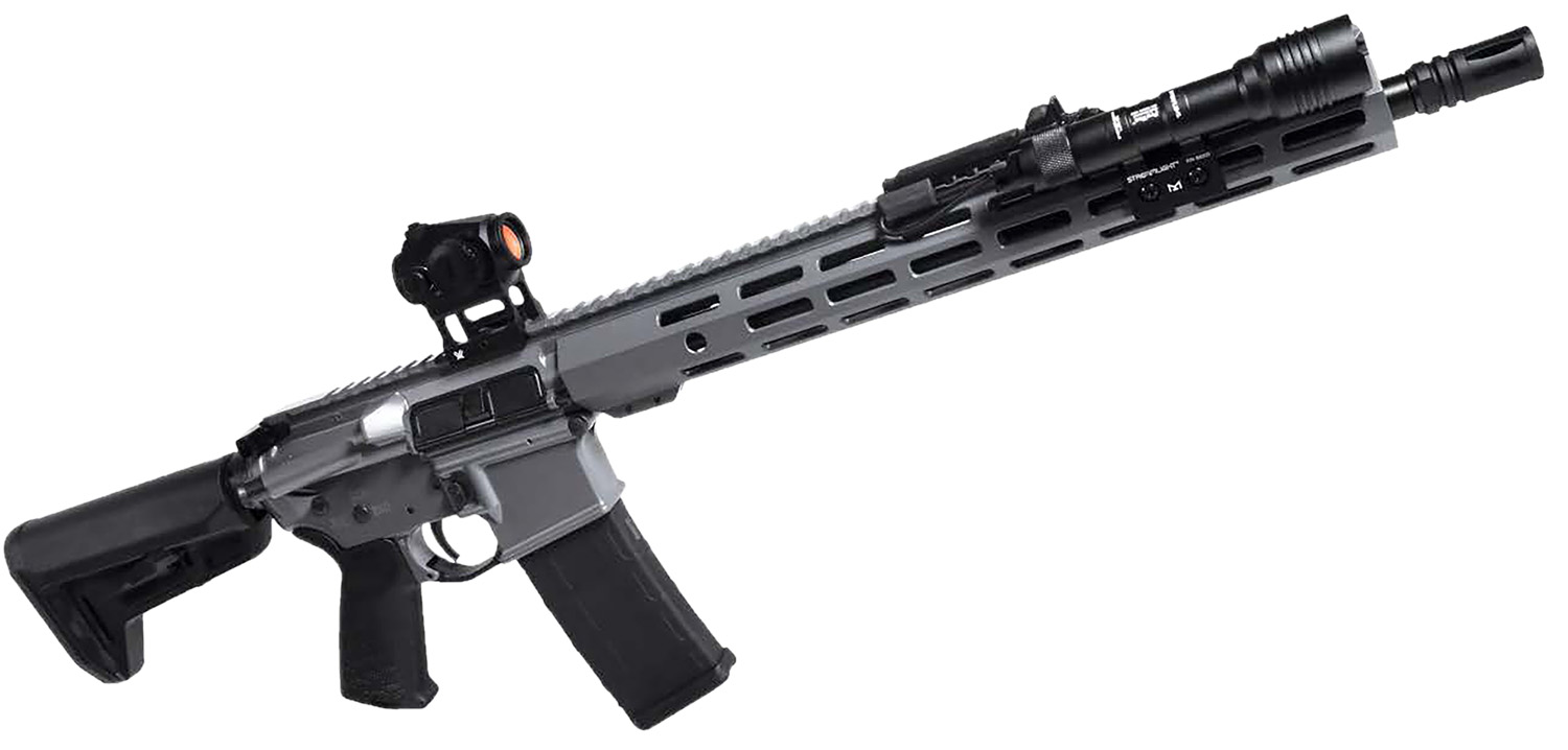 Shark Coast Tactical Grey Night Bundle 5.56 16" Rifle