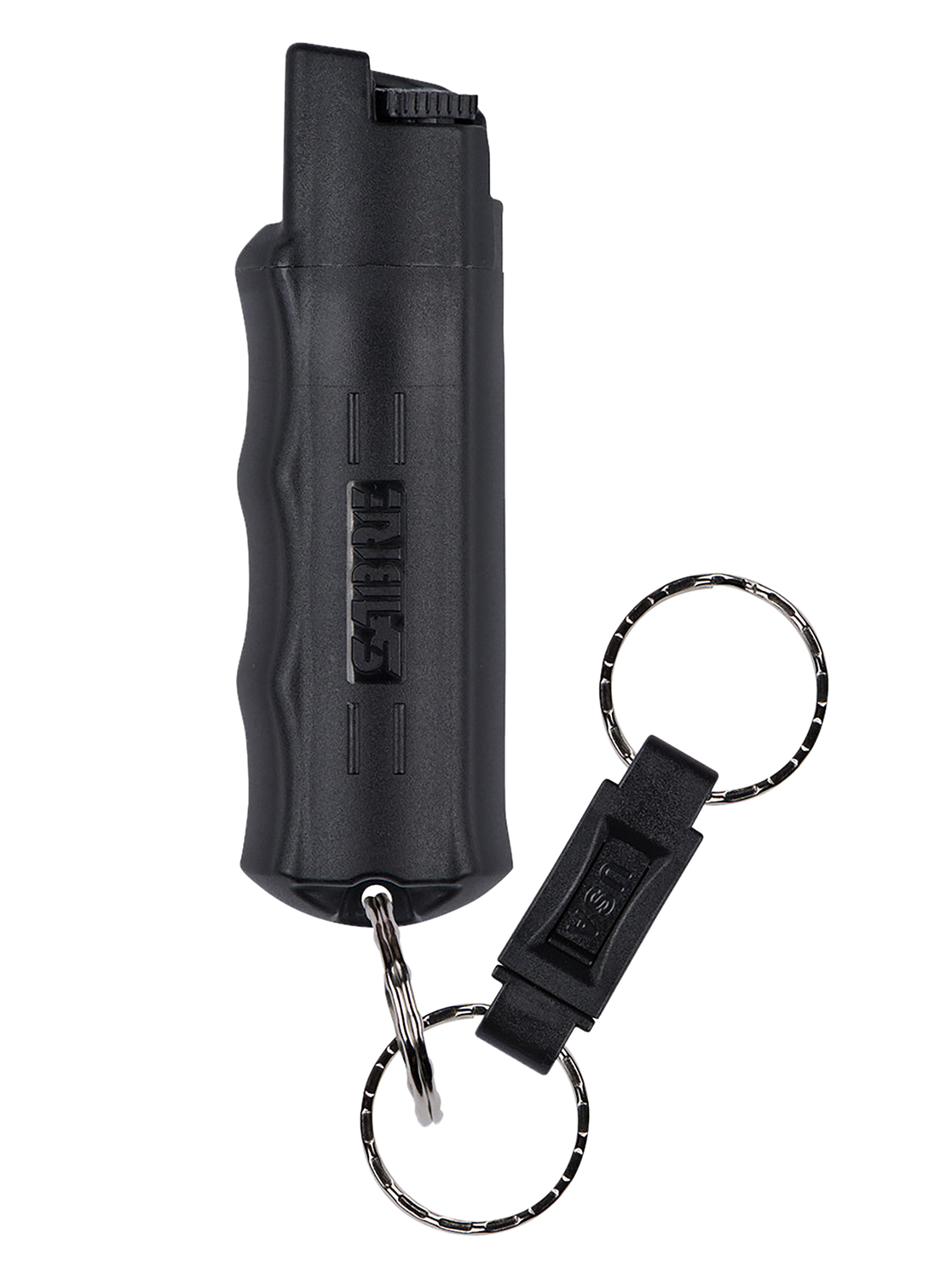 Sabre HC14BK Pepper Spray Red Pepper/UV Dye/Tear Gas 25 Bursts Black Aerosol Includes Case