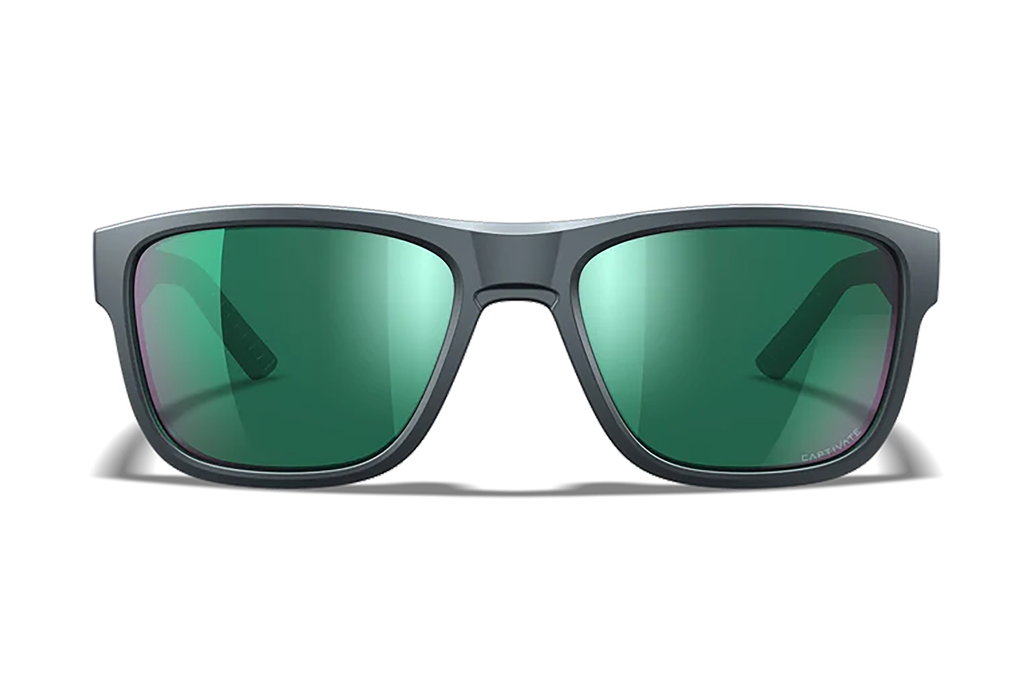 Wiley X Ovation Shooting Glasses - Green Mirror Lens
