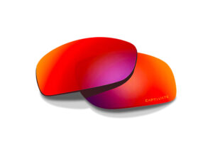 Wiley X P-17RM Shooting Glasses with Red Mirror Lenses