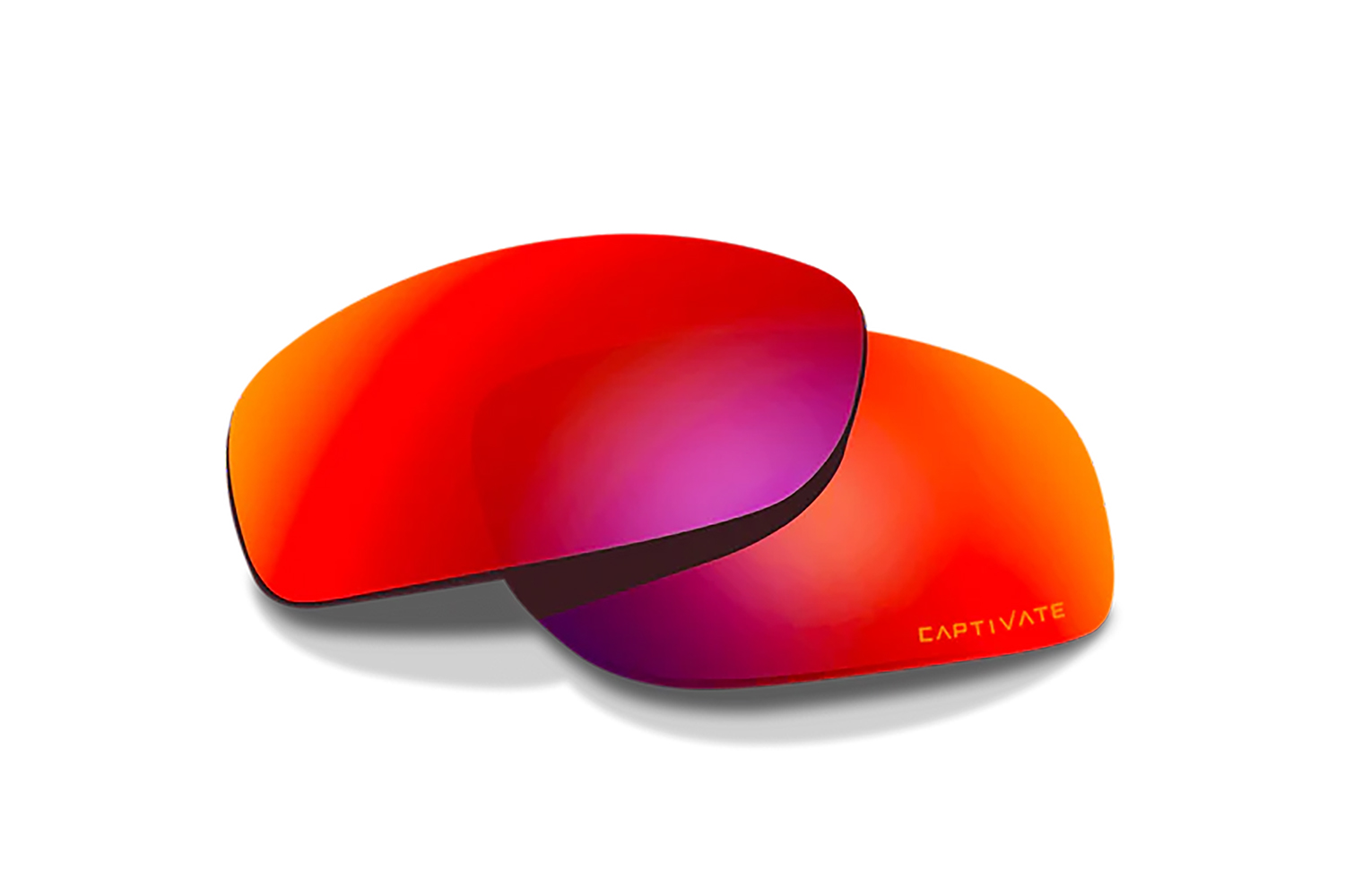 Wiley X P-17RM Shooting Glasses with Red Mirror Lenses
