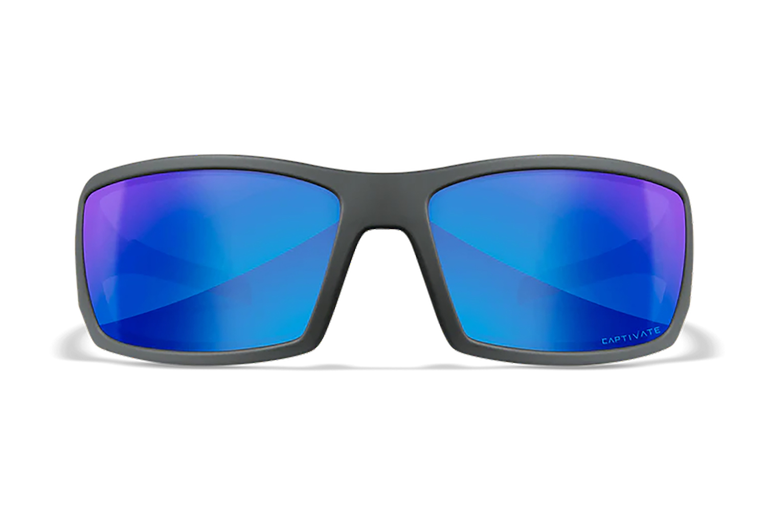 Wiley X Twisted Blue Mirror Shooting Glasses