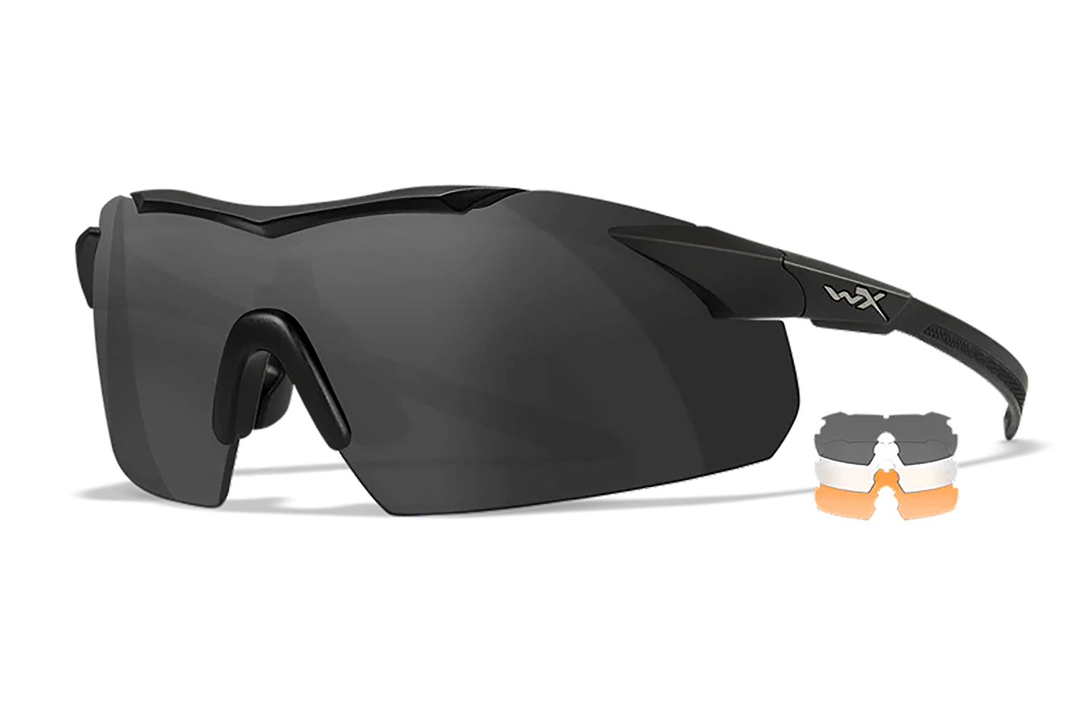 Wiley X 3552 Vapor Shooting Glasses - Matte Black