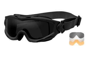 Wiley X SP293B Spear Goggles with Smoke Gray Lens