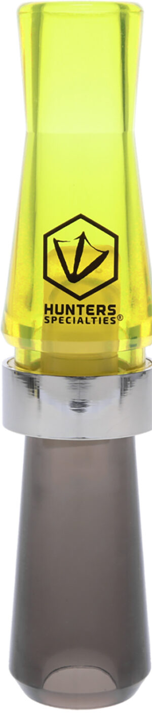 Hunters Specialties HS-WF-SRGC E-Z-E Plucker Short Reed Goose Call Black/Yellow Polycarbonate