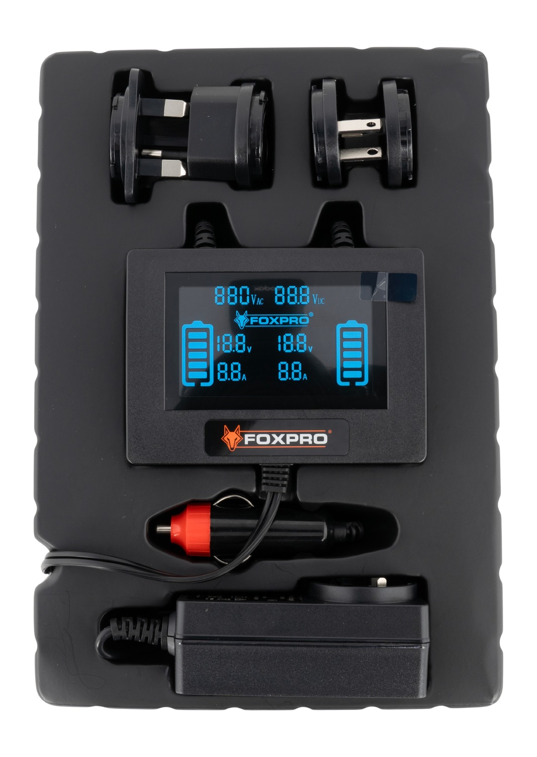 Foxpro UNVBTCHG Universal Battery Charger  3.7 Volts Charges w/ AC Powered