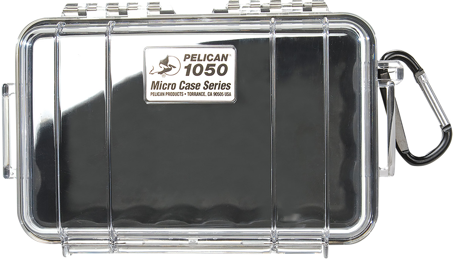 Pelican 1050025100 Micro Case - Black/Clear, 7.99"