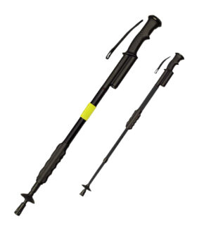 PSP ZAPHSBLK Zap Hike 'N Strike Black Aluminum Includes Removable Reflective Safety Band