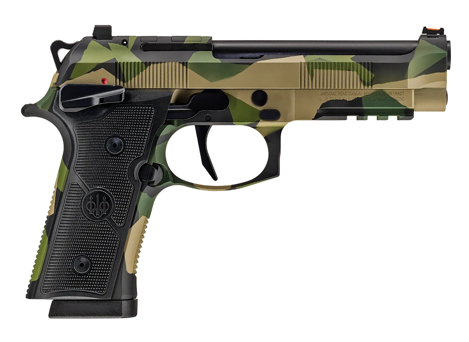 Beretta 92XI FS 9mm Splinter Semi-Auto Pistol 15+1
