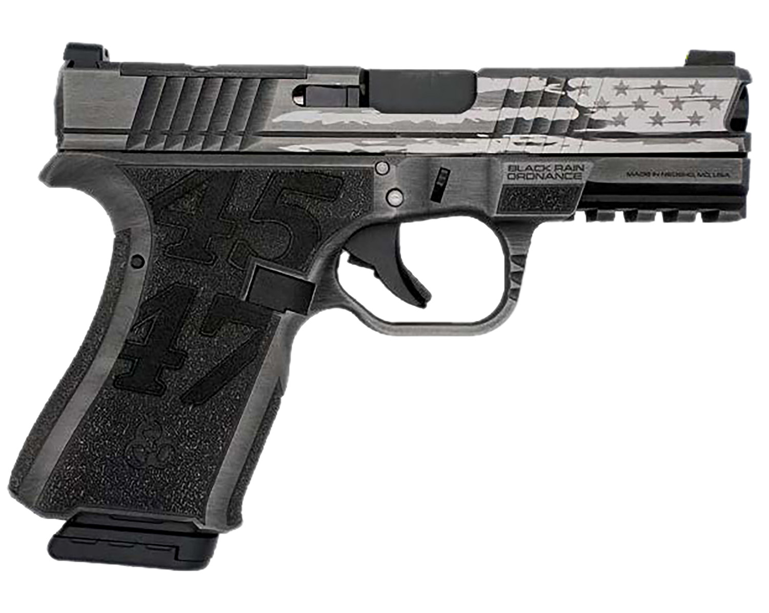 Black Rain Ordnance Frontline 9mm Semi-Auto Handgun, Grey