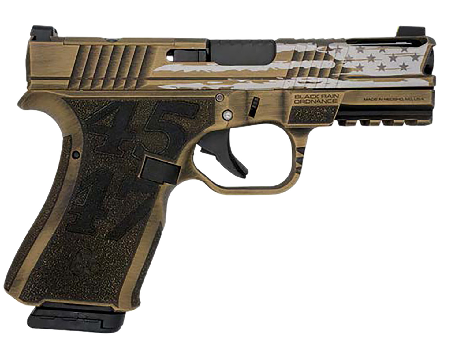 Black Rain Ordnance Frontline+ 9mm 4" Semi-Auto Pistol
