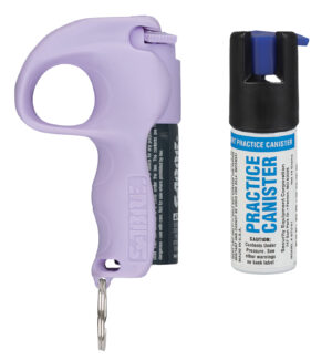 Sabre PBLVOCSTU04 Quick Grip Pepper Spray Range 12ft 0.54oz Lavender Canister