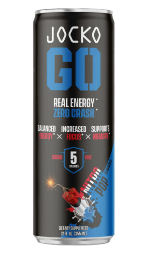 Jocko Fuel 29777 Nitro Pop Energy Drinks 12oz 12Pack
