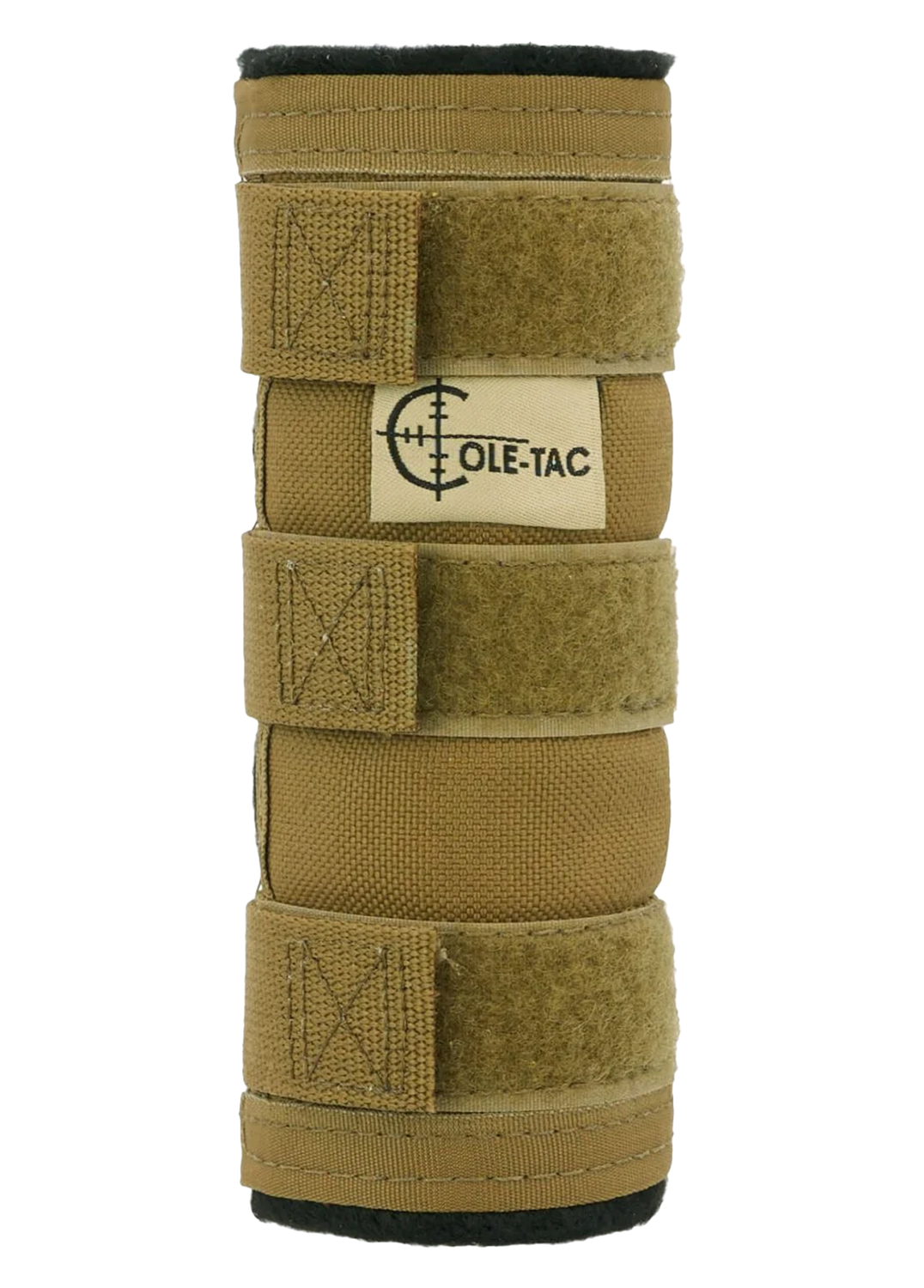 Cole-TAC Metal Python Suppressor Cover 6" Coyote Brown