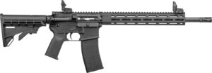 Tippmann Arms A101032 M4 Elite MSR 22 LR 25+1 16" Black Parkerized Threaded Barrel, Matte Black Aluminum Receiver w/Picatinny Rail, M-LOK Handguard, Black Adj CAR15 Polymer Stock, Black Gen2 Grip, Rig