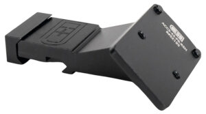 C&H Precision PR45RSH Picatinny Mount Red Dot Optic Mount Black Aluminum Compatible w/ Trijicon RMR/SRO