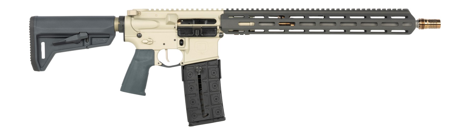 Q LLC Sugar Weasel *CA Compliant 300 Blackout 10+1 16" Clear Anodized Cerakote Aluminum Receiver w/Picatinny Rail, M-LOK Handguard, CMOE SL-K Black Polymer Stock, Black Polymer Grip