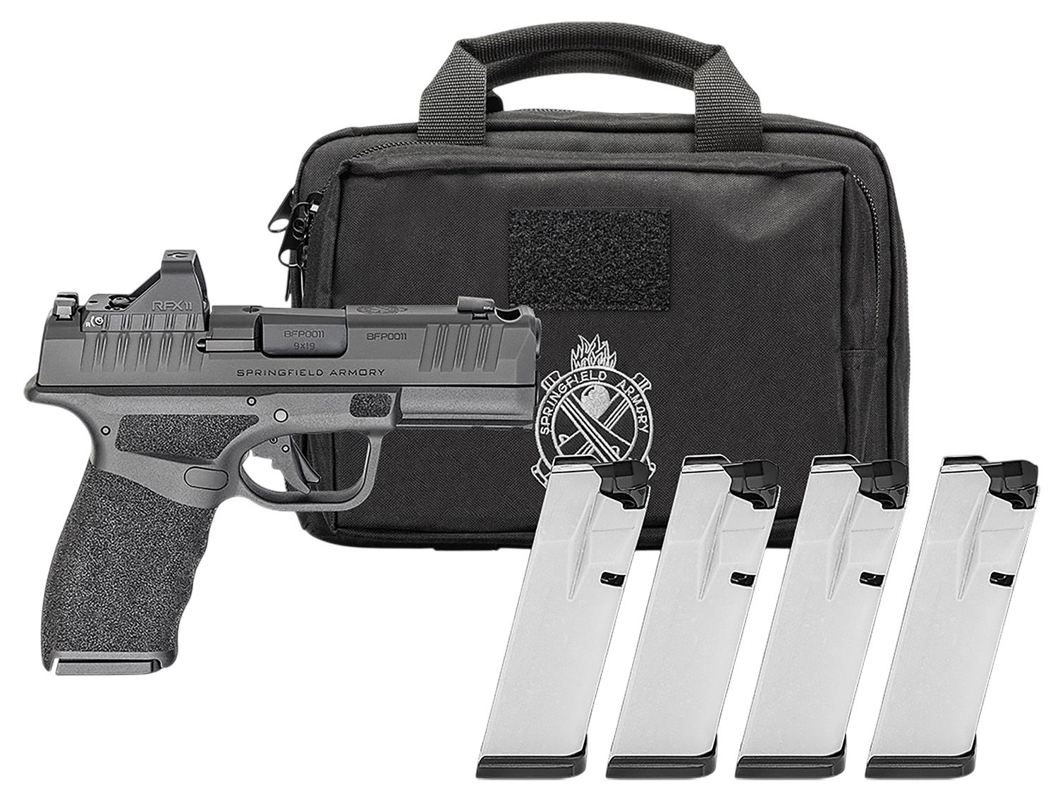Springfield Hellcat Pro Comp 9mm Pistol with 4 Mags
