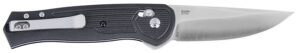 CRKT 7170 SERO EDC 3.02" Folding Plain Satin S35VN Blade, Black Textured GRN Handle