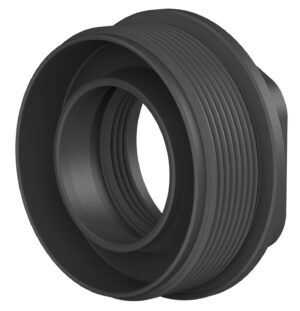 Breek Arms Hub One Universal Suppressor Mount Titanium Black