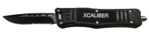 Xcaliber 380 ACP OTF Knife with Part Serrated Blade