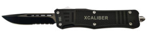 Xcaliber 380 ACP OTF Knife with 3.80" Serrated Blade