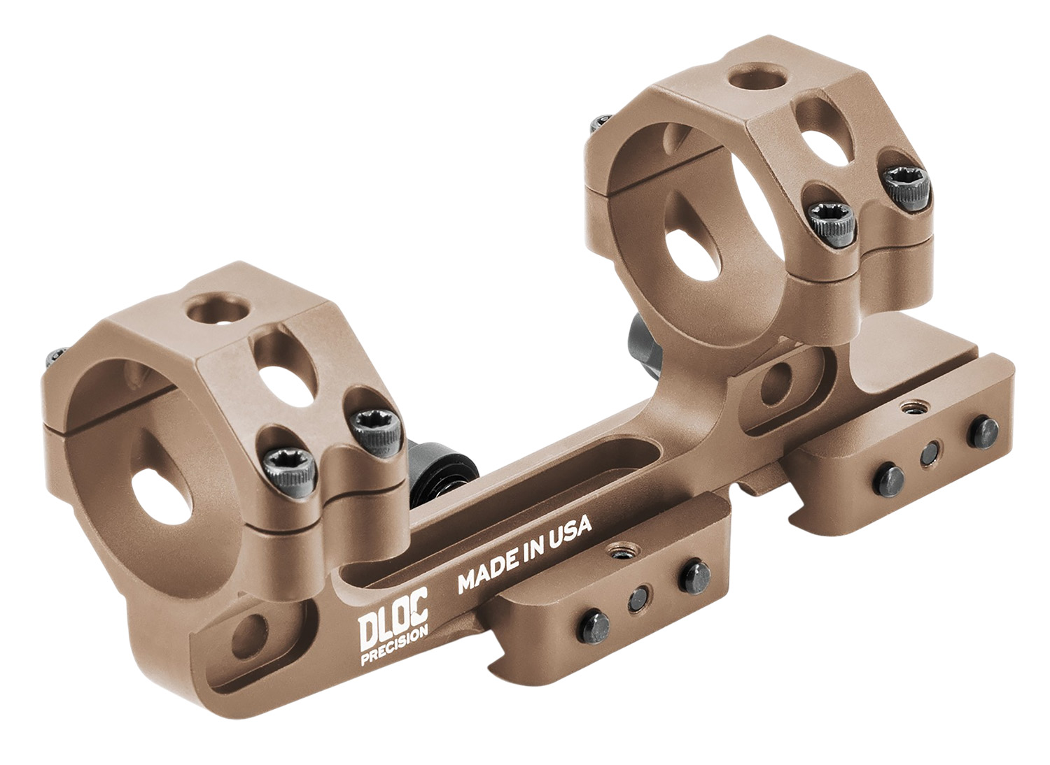 DLOC 34mm Cantilever Scope Mount - Tan