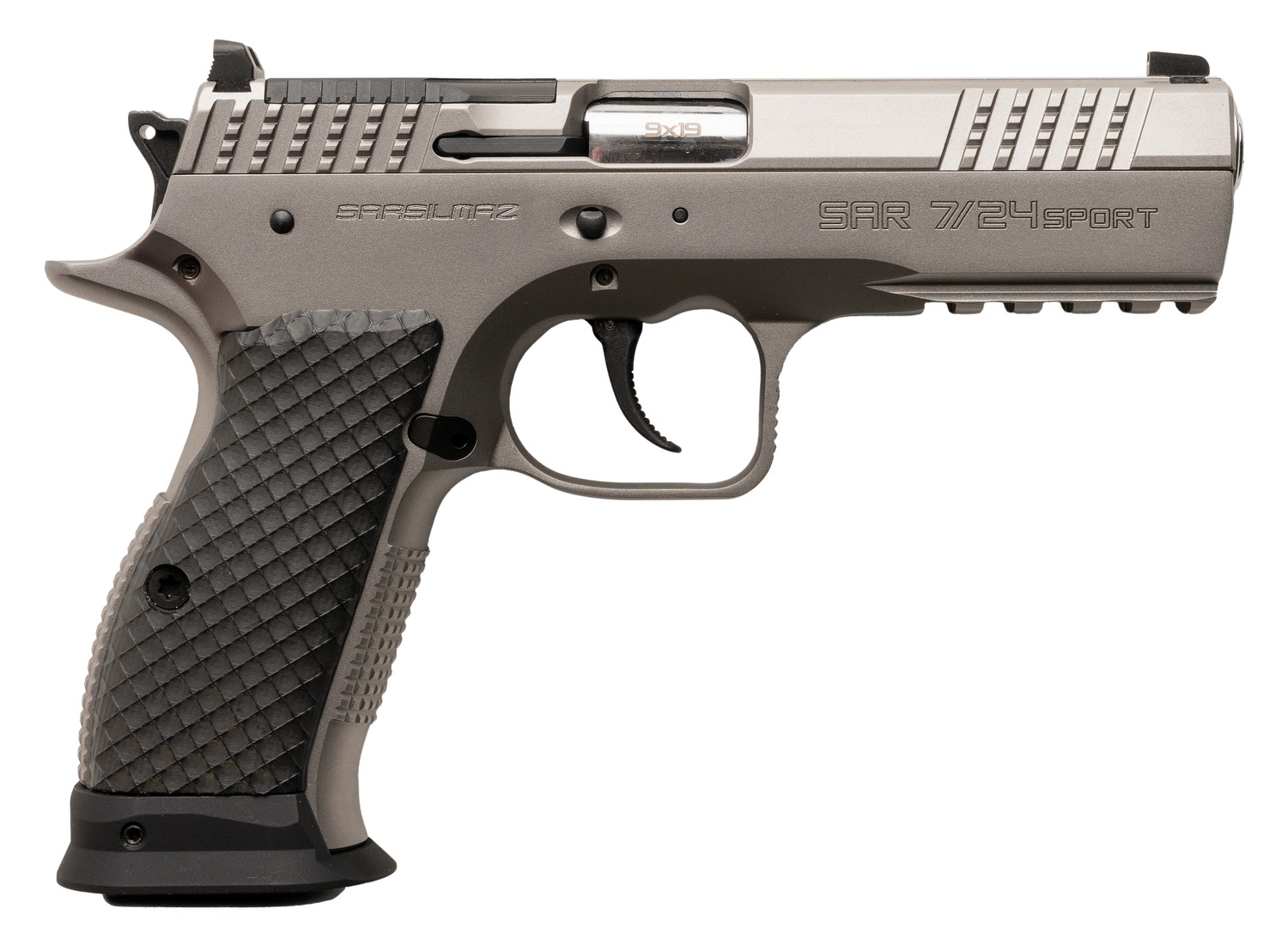 SAR Arms 7/24 Sport 9mm Pistol - Stainless Steel, 17+1
