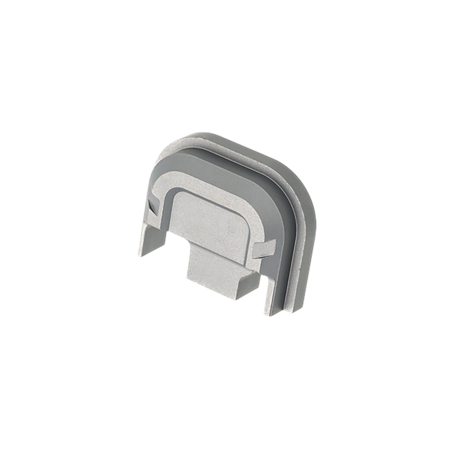 Tyrant CNC TDG14SPGREY Slide Cover Plate Chevron Design Glock Gen1-4 Grey Aluminum