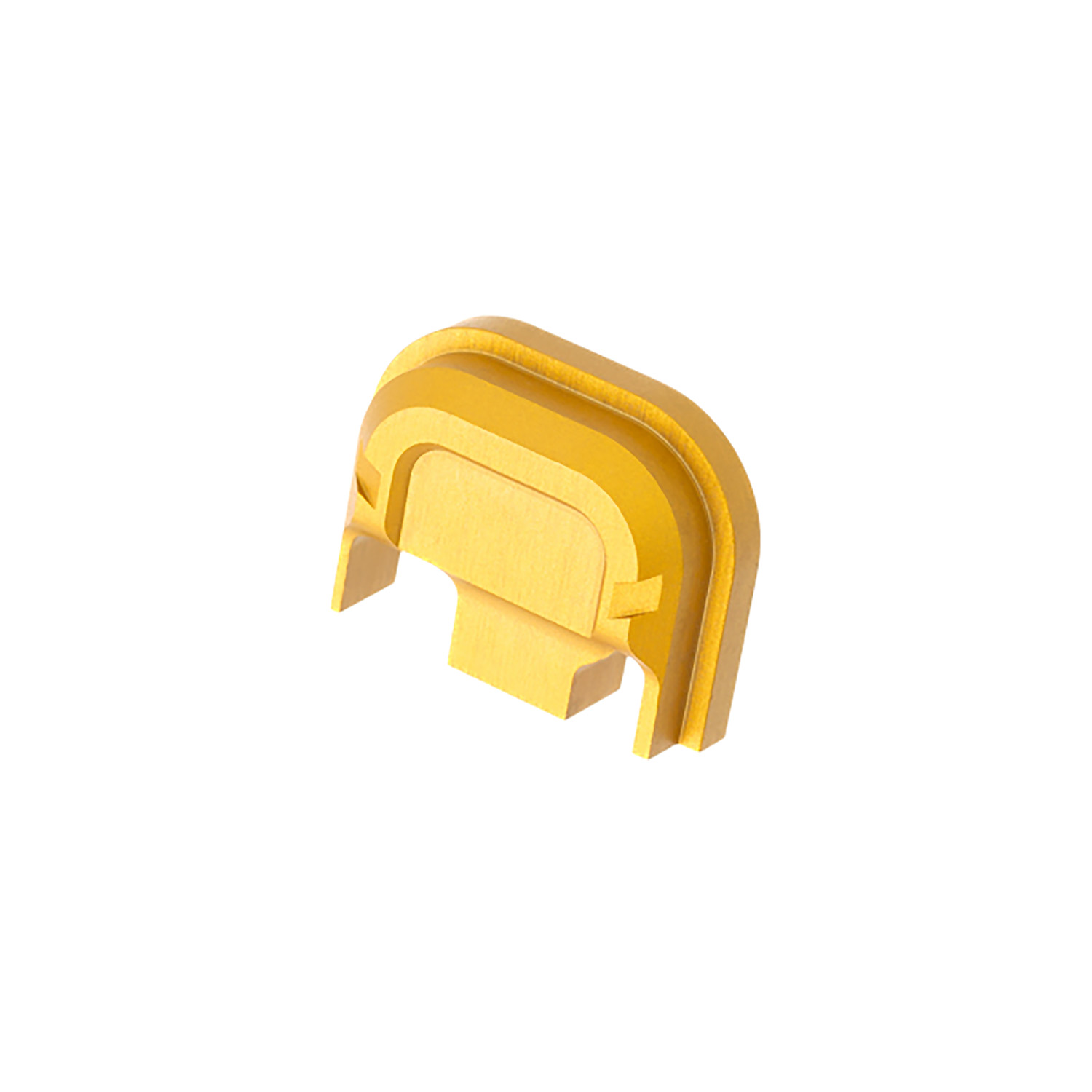 Tyrant CNC TDG14SPGLD Slide Cover Plate Chevron Design Glock Gen1-4 Gold Aluminum