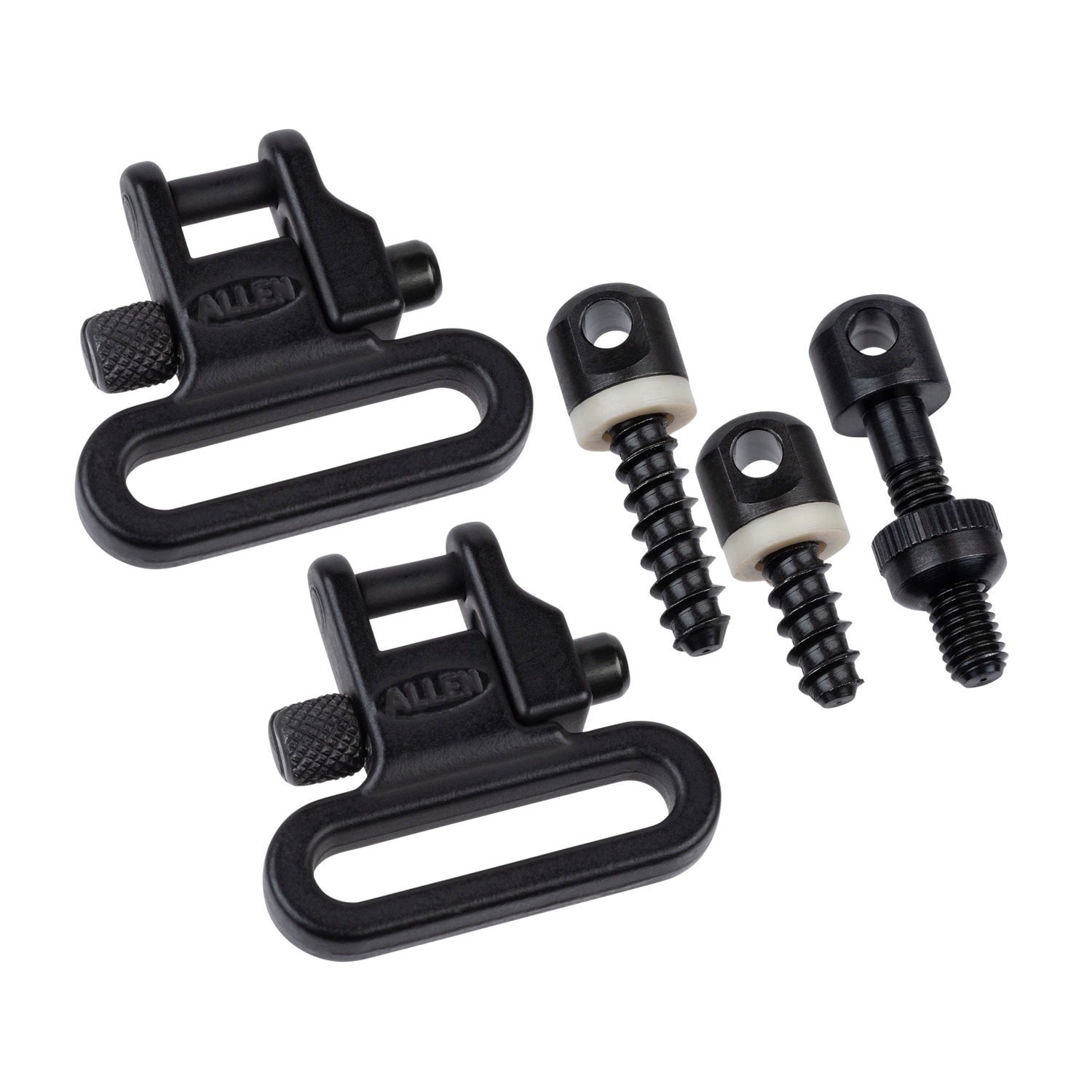 Allen 14420 Magnum Swivel  Set Black 1" Bolt Action Rifles