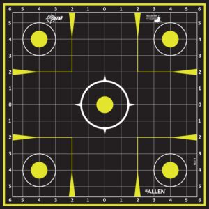 Allen 15211-30 EZ Aim Splash  Hanging 12"x12" Black/Chartreuse 30 Pack