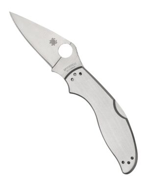 Spyderco UpTern Stainless Lock Back Folding Knife