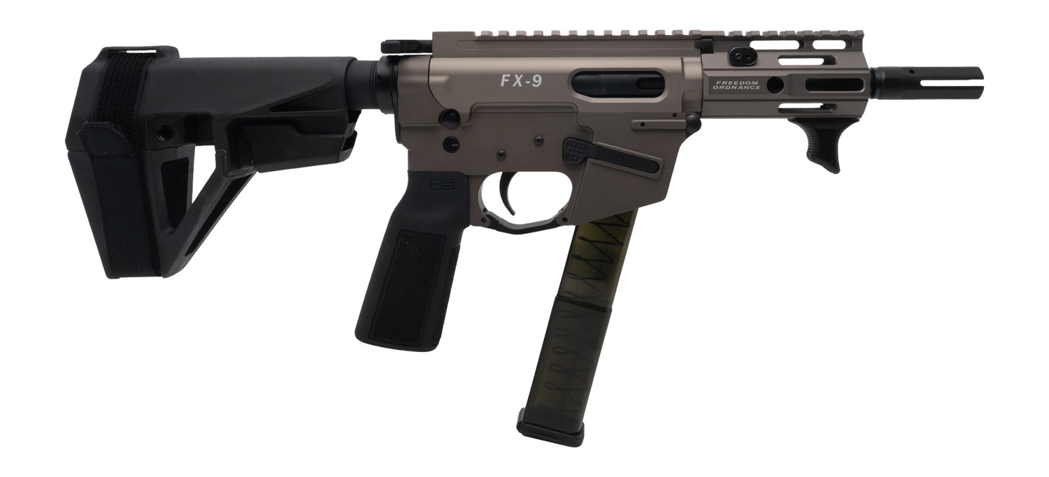 Freedom Ordnance FX9 9mm AR Pistol with SBA5 Brace