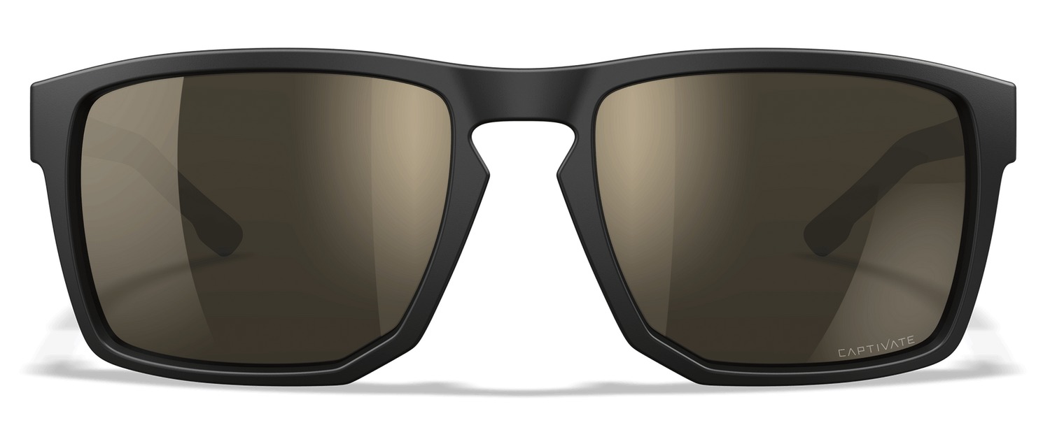 Wiley X Apex Captivate Shooting Glasses - Tungsten Mirror