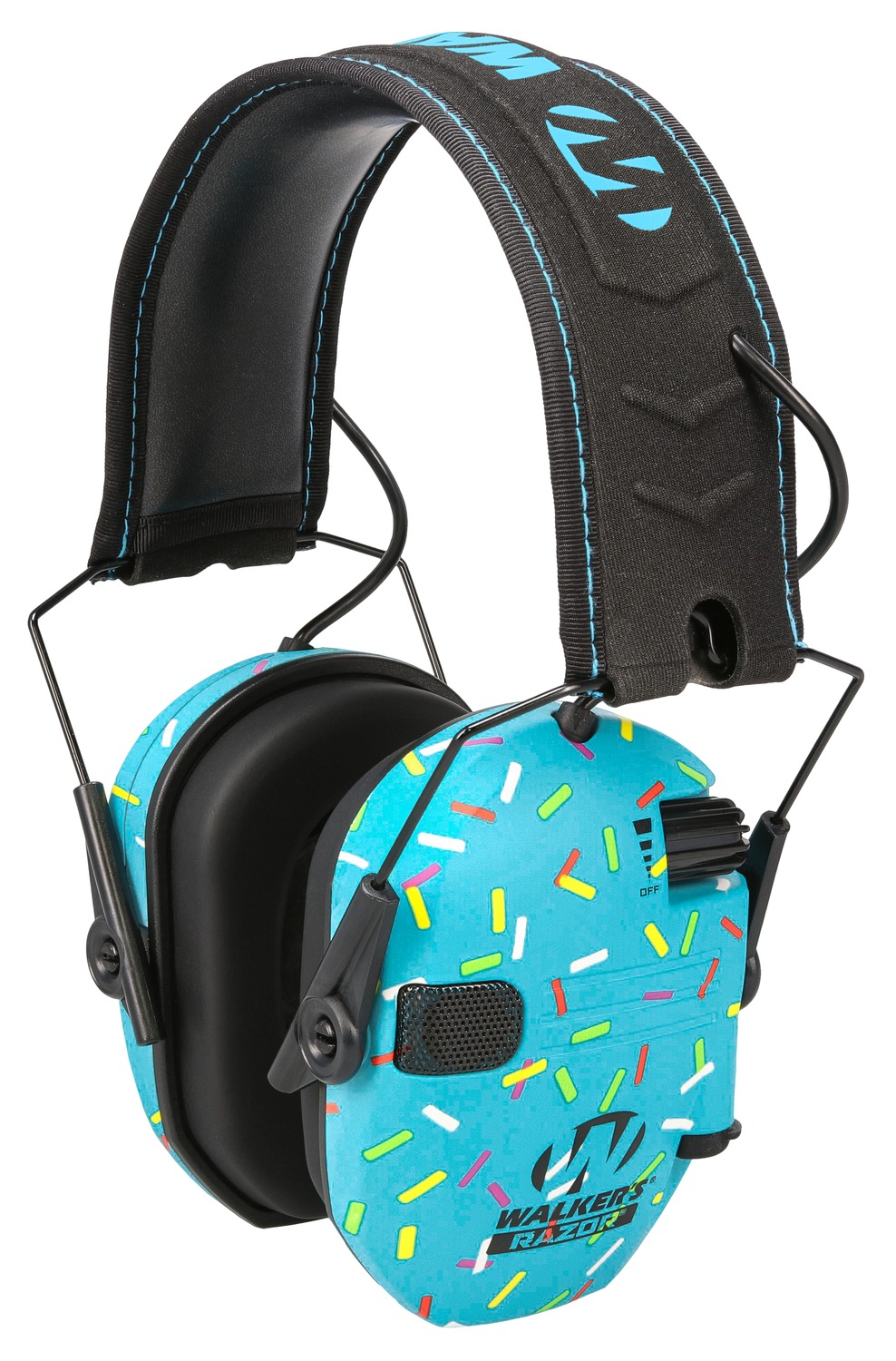 Walkers Razor Slim Electronic Earmuff - Blue