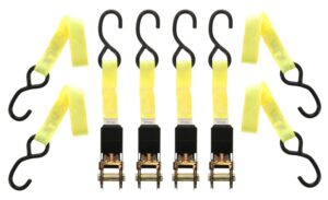 Muddy Standard Duty Ratchet Straps 1"x10' 4-Pack