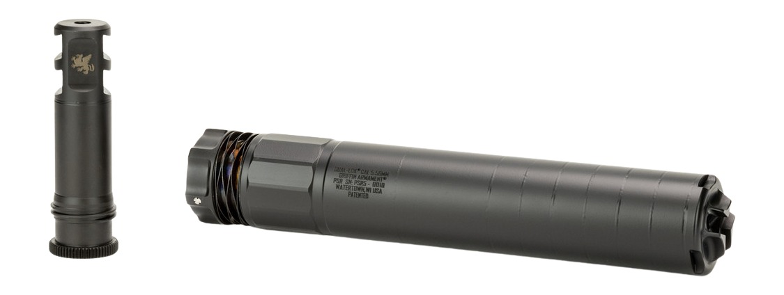 Griffin Armament Dual-Lok PSR 5 Suppressor for 5.56 NATO