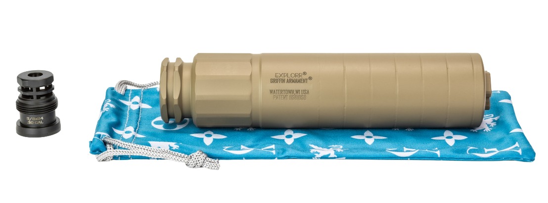 Griffin Armament EXPLORR 224 Taper Mount Suppressor .223/5.56