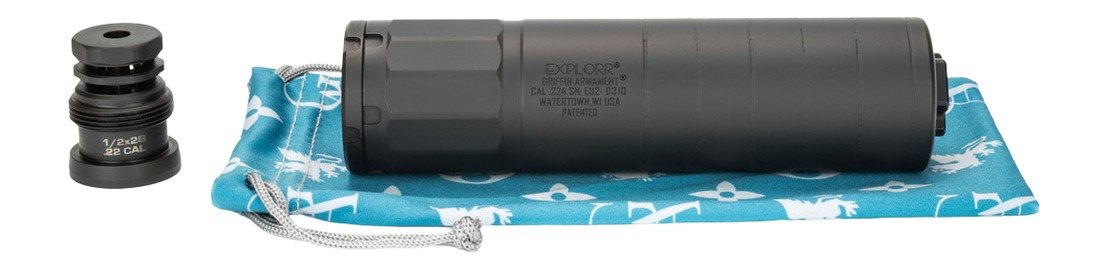 Griffin Armament EXPLORR EU2 .223/5.56 Suppressor