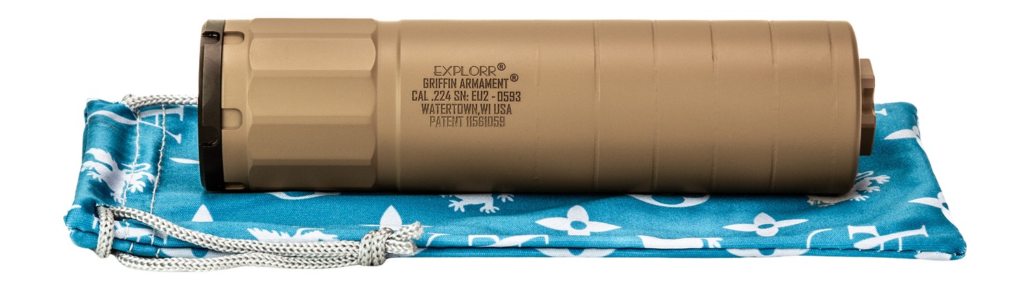 Griffin Armament EXPLORR 224 FDE .223/5.56 Suppressor