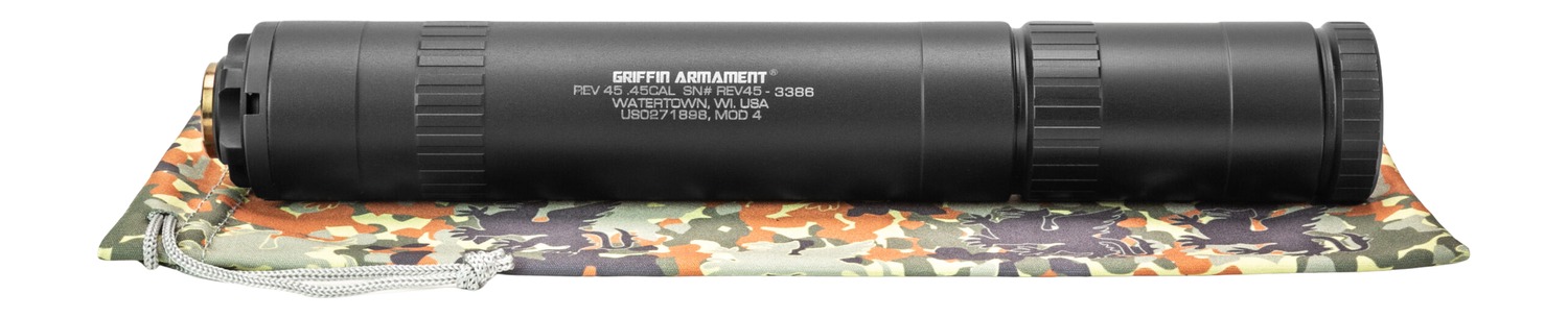 Griffin Armament Revolution 45 Caliber Suppressor