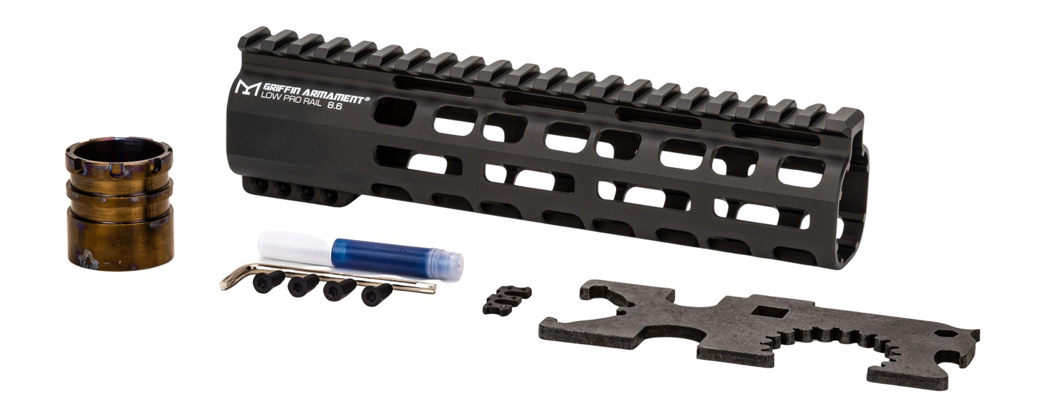 Griffin Armament LPR86 LP Rail 8.6" AR Handguard