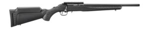 Ruger  American  22 LR 10+1 16.10" Satin Blued Threaded Barrel, Satin Blued Alloy Steel Receiver w/Picatinny Rail, Black Adj LOP Synthetic Stock