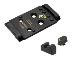 Night Fision Optic Plate & Night Sight Combo for Glock MOS