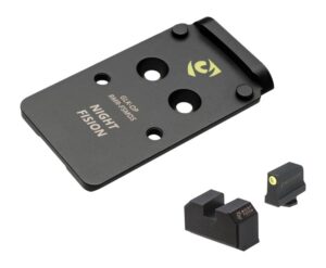 Night Fision Optic Plate & Night Sight Combo for Glock MOS