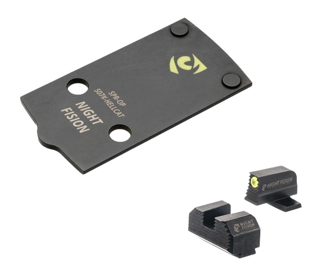 Night Fision Optic Plate & Night Sight Combo for Hellcat