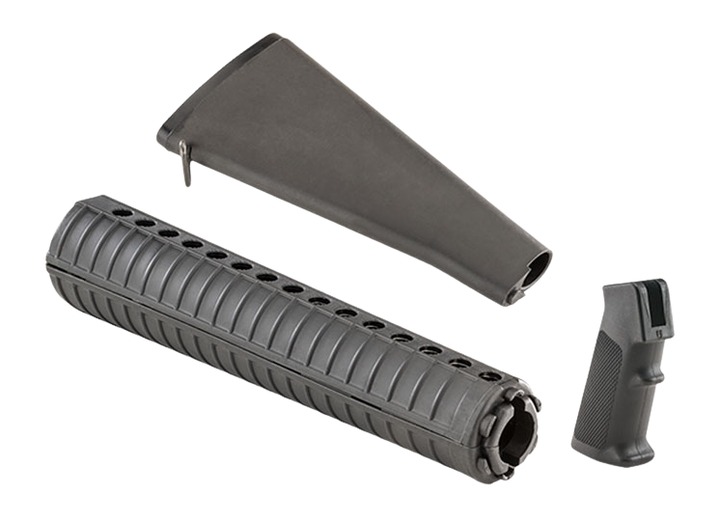 LUTH-AR FK-A2      COMPLETE A2 RIFLE FURN KIT BLK